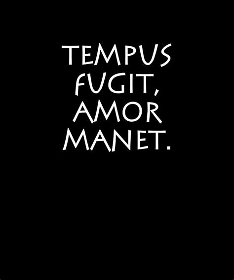 tempus fugit amor manet meaning